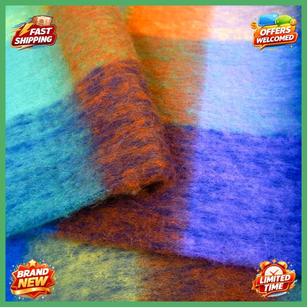 Chunky Knit Oversized Scarf Shawl 100% Acrylic Warm Winter Accessory - Picture 5 of 7